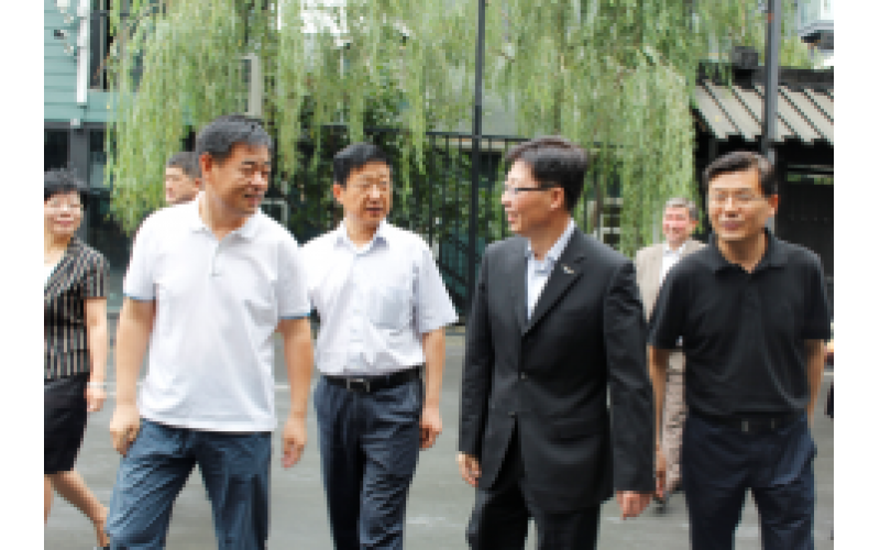 中國民航局副局長(cháng)王志清在野馬集團參觀(guān)考察